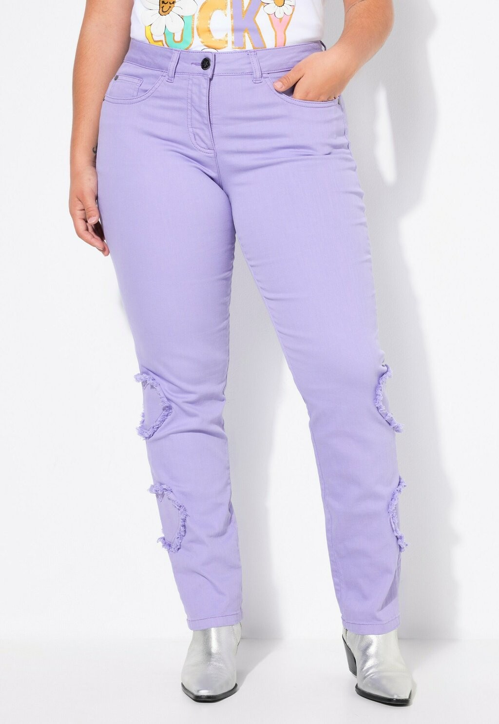 Джинсы облегающего кроя Angel of Style, фиолетовый
Джинсы облегающего кроя Angel of Style, фиолетовый