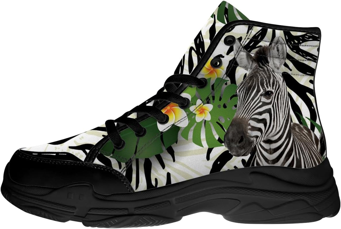 Кеды с зебровым принтом для женщин и мужчин, высокие на шнуровке, с канвасовым верхом, подарок для нее и для него Quorax, черный/зеленый
Кеды с зебровым принтом для женщин и мужчин, высокие на шнуровке, с канвасовым верхом, подарок для нее и для него Quorax, черный/зеленый