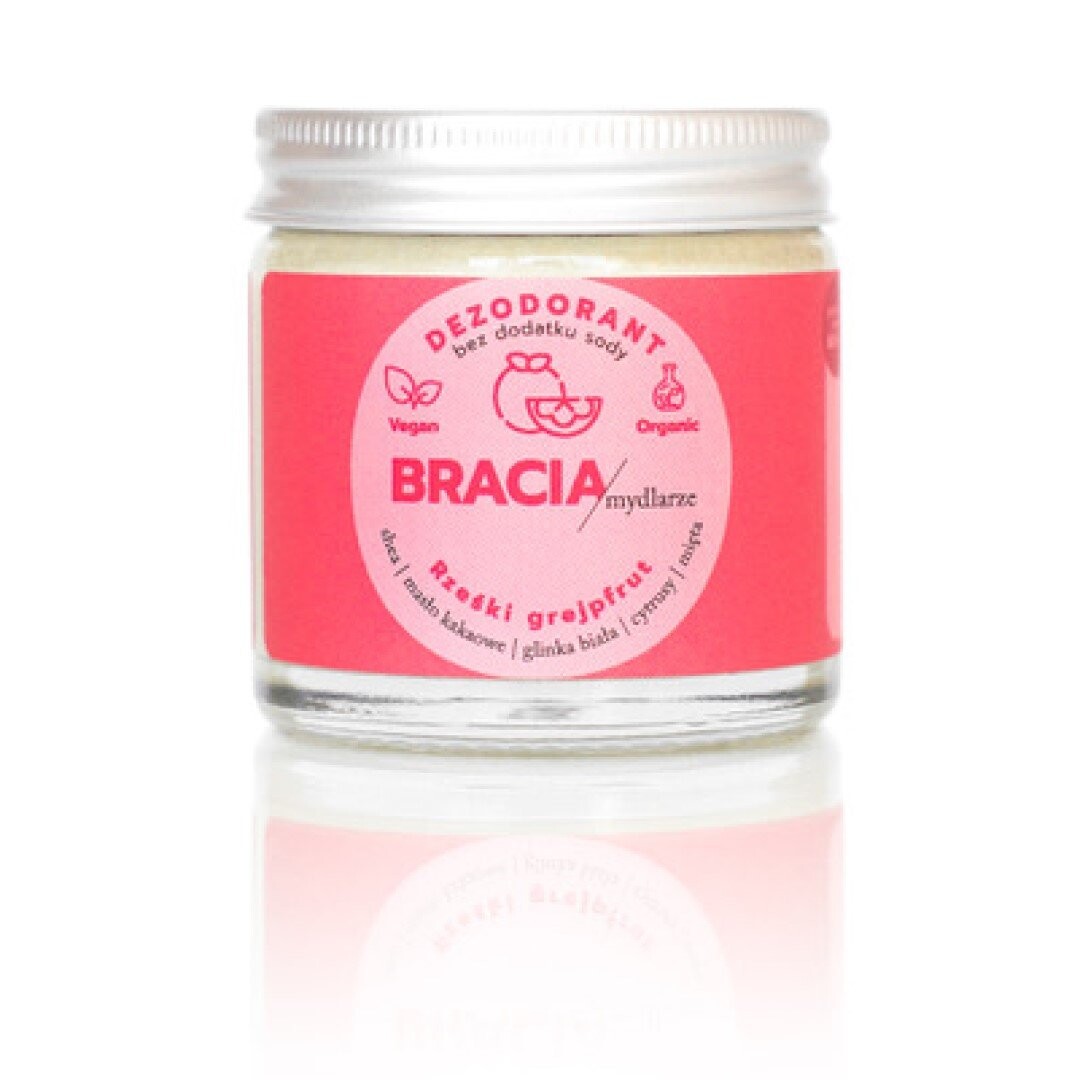 Bracia Mydlarze Универсальный крем-дезодорант - Хрустящий грейпфрут
Bracia Mydlarze Универсальный крем-дезодорант - Хрустящий грейпфрут