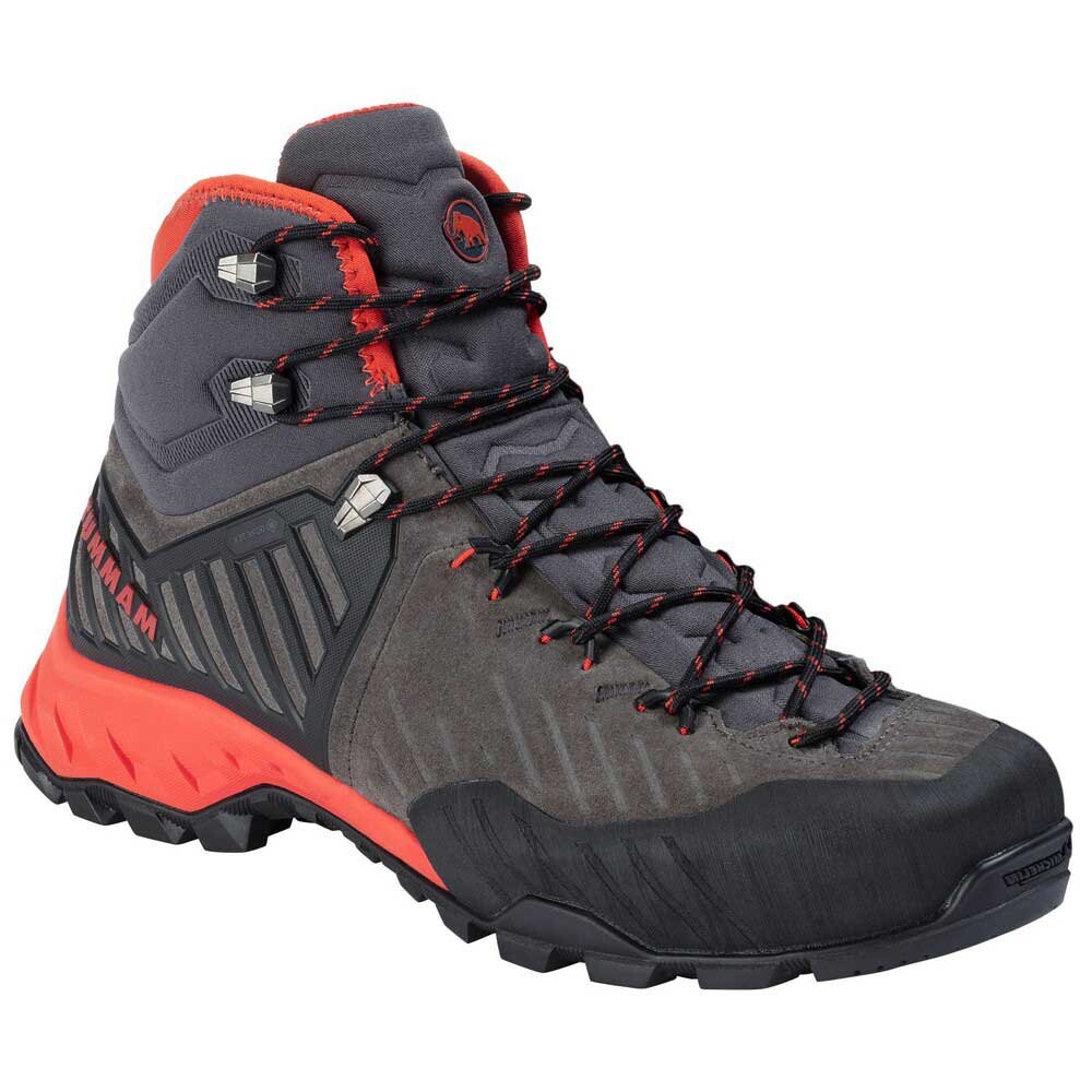 Походные ботинки Mammut Alnasca Pro II Mid Goretex, серый 
Походные ботинки Mammut Alnasca Pro II Mid Goretex, серый