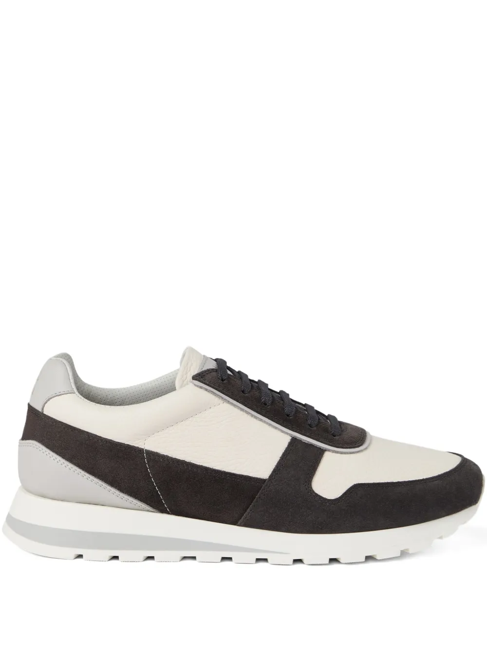 Кроссовки с замшевыми вставками Brunello Cucinelli, нейтральный
Кроссовки с замшевыми вставками Brunello Cucinelli, нейтральный