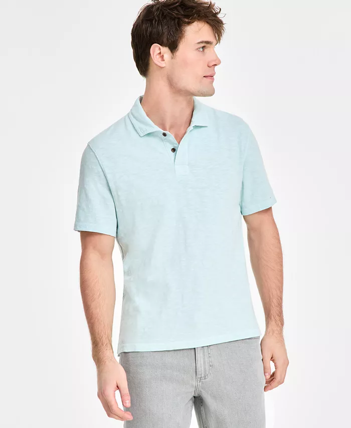 Мужская фактурная рубашка-поло прямого кроя Sun + Stone, синий
Мужская фактурная рубашка-поло прямого кроя Sun + Stone, синий