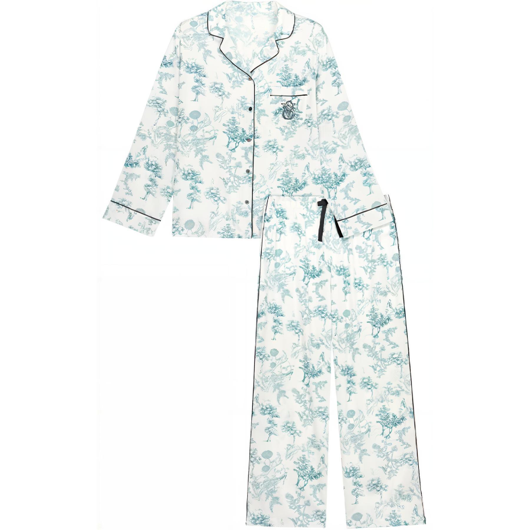 Victoria's Secret Пижамный комплект Refined Print, шелковистая, нежная к коже, женская, элегантный blue
Victoria's Secret Пижамный комплект Refined Print, шелковистая, нежная к коже, женская, элегантный blue