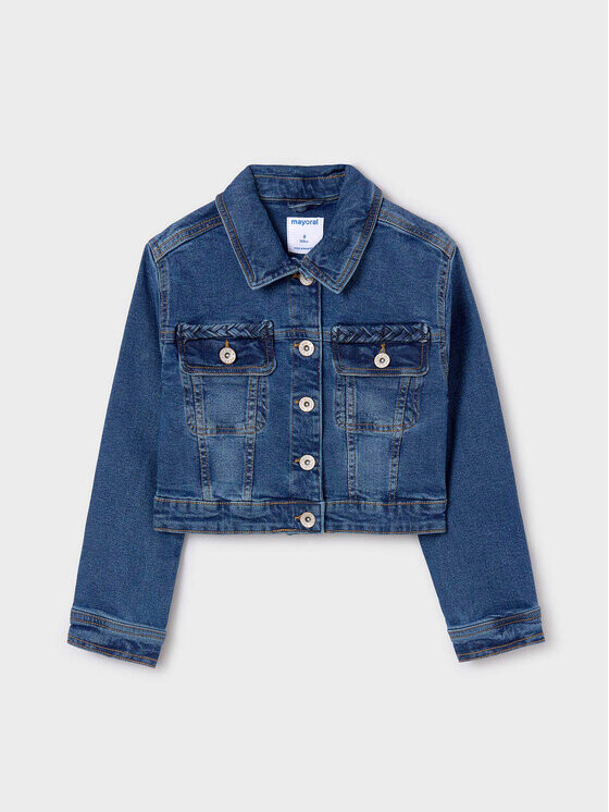 Джинсовая куртка стандартного кроя Mayoral, синий
Джинсовая куртка стандартного кроя Mayoral, синий