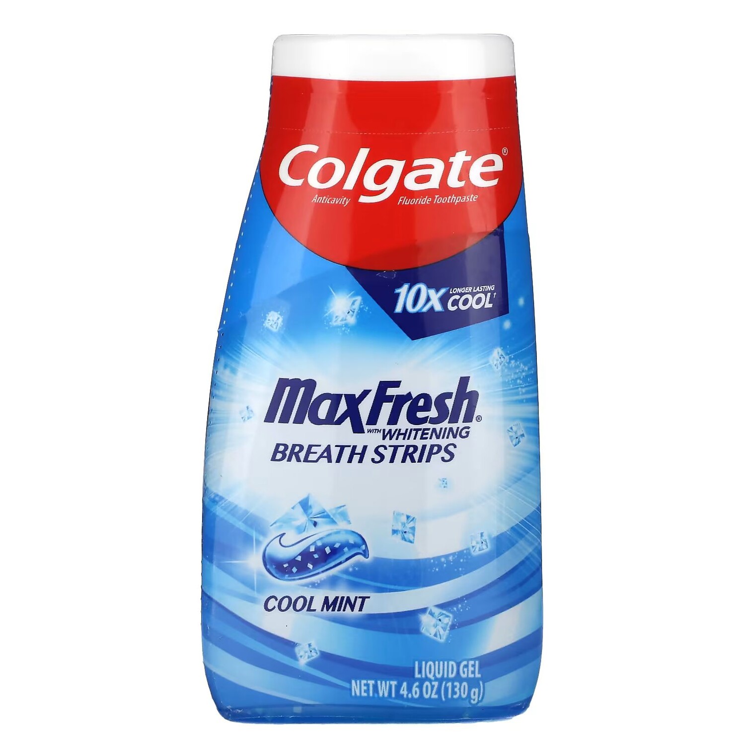 MaxFresh с отбеливающими полосками для дыхания, жидкий гель, холодная мята, 4,6 унции (130 г) Colgate
MaxFresh с отбеливающими полосками для дыхания, жидкий гель, холодная мята, 4,6 унции (130 г) Colgate