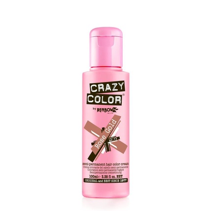 Краска для волос Crazy Color, розовое золото, 4x100 мл Renbow 
Краска для волос Crazy Color, розовое золото, 4x100 мл Renbow