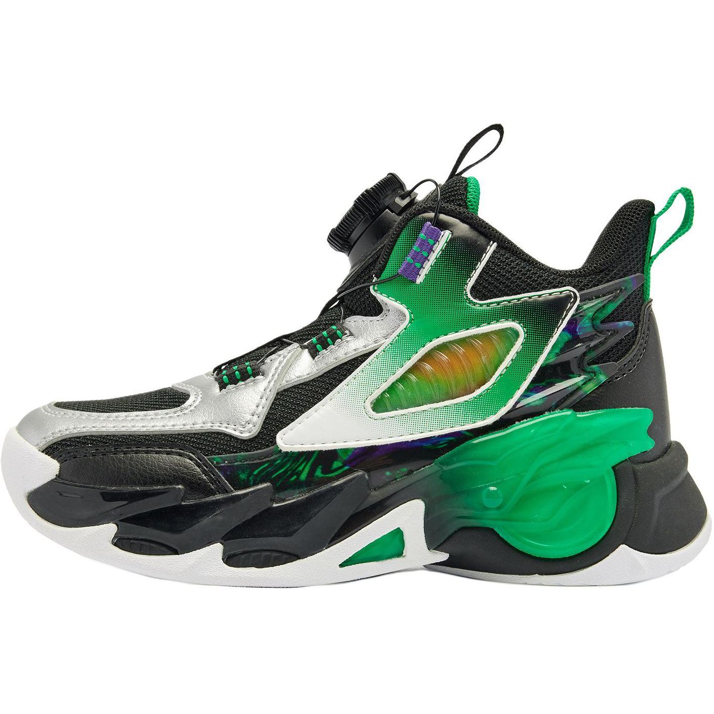 Баскетбольные кроссовки для детей дошкольного возраста QIAODAN, черный/зеленый
Баскетбольные кроссовки для детей дошкольного возраста QIAODAN, черный/зеленый