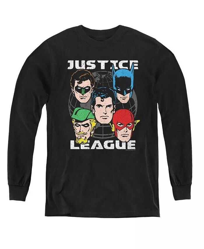 Свитшот с длинным рукавом Boys of America Youth Head Of States Justice League, черный
Свитшот с длинным рукавом Boys of America Youth Head Of States Justice League, черный
