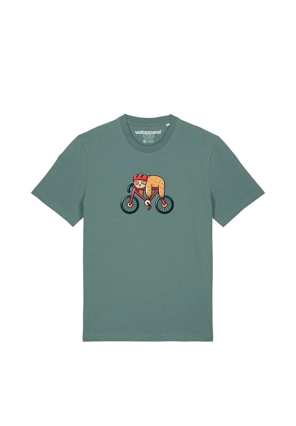 Футболка с принтом SLOTH watapparel, темно-зеленый
Футболка с принтом SLOTH watapparel, темно-зеленый