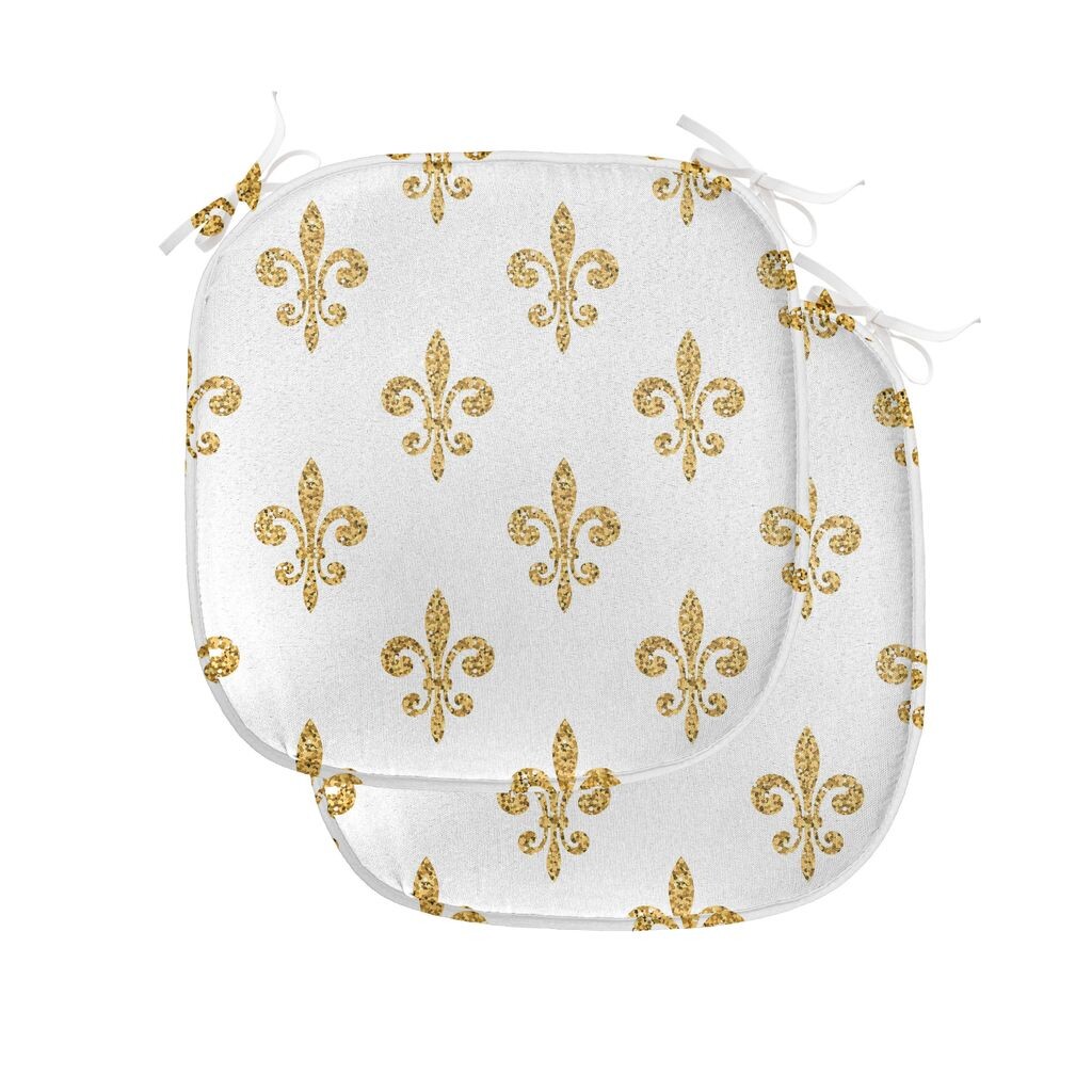 Подушка на обеденный стул ABAKUHAUS Fleur De Lis, European Lily Edler, декоративная водонепроницаемая подушка с ремнями для кухонных сидений, 40 см x 40 см — упаковка из 2 шт., желто-белый
Подушка на обеденный стул ABAKUHAUS Fleur De Lis, European Lily Edler, декоративная водонепроницаемая подушка с ремнями для кухонных сидений, 40 см x 40 см — упаковка из 2 шт., желто-белый