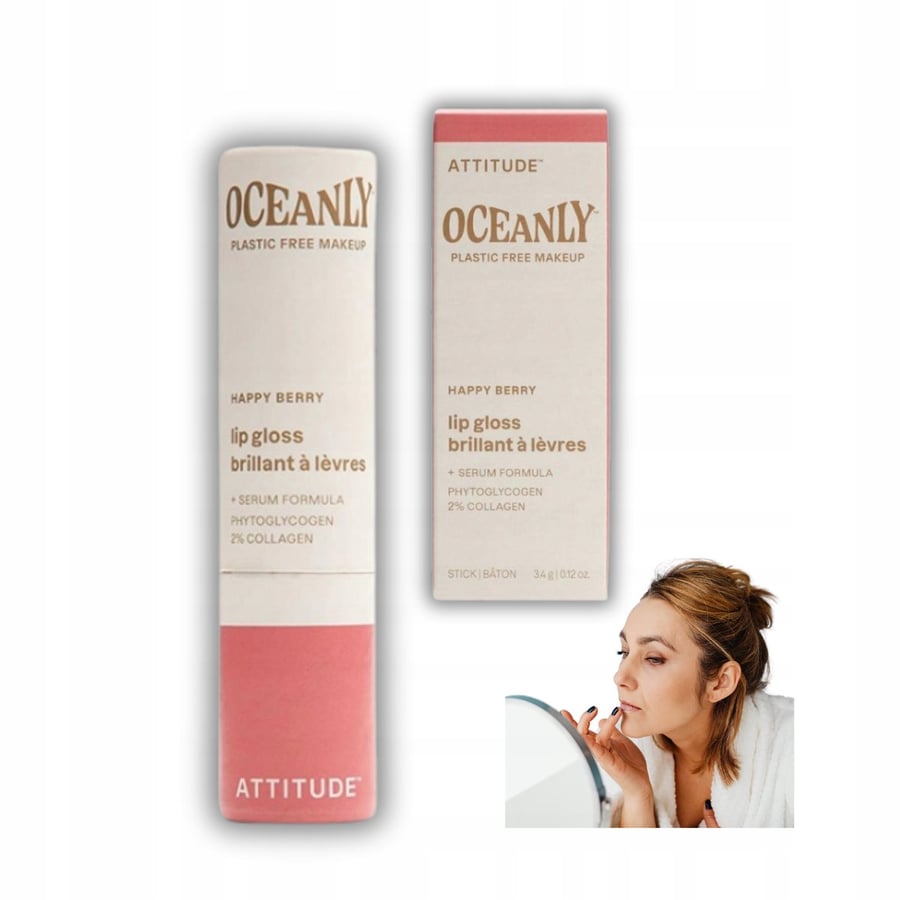 Блеск для губ Shiny Raspberry Natural Lipstick Lip HAPPY BERRY Atitude Attitude
Блеск для губ Shiny Raspberry Natural Lipstick Lip HAPPY BERRY Atitude Attitude