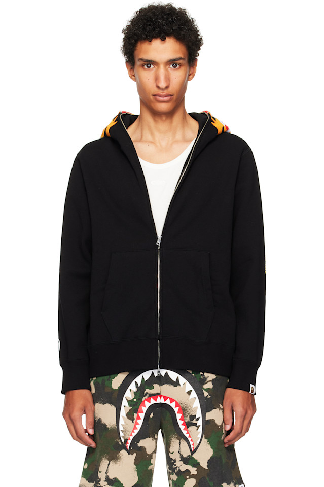 Толстовка на молнии с изображением тигра Bape, черный
Толстовка на молнии с изображением тигра Bape, черный