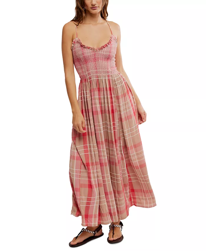 Женское платье Sweet Nothings макси Free People, фиолетовый 
Женское платье Sweet Nothings макси Free People, фиолетовый