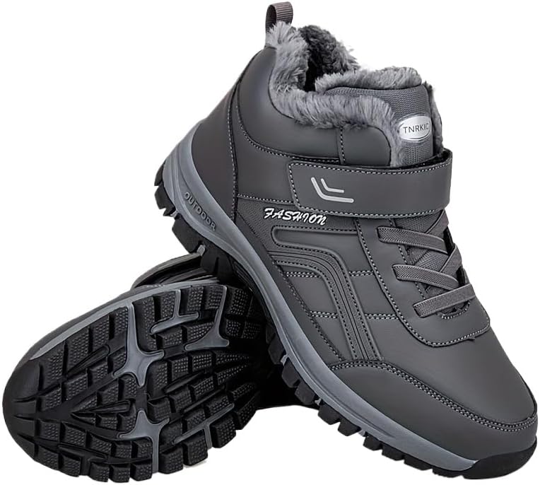 Зимние мужские ботинки FmShi - прочные и с утеплителем для холодной погоды, серый
Зимние мужские ботинки FmShi - прочные и с утеплителем для холодной погоды, серый