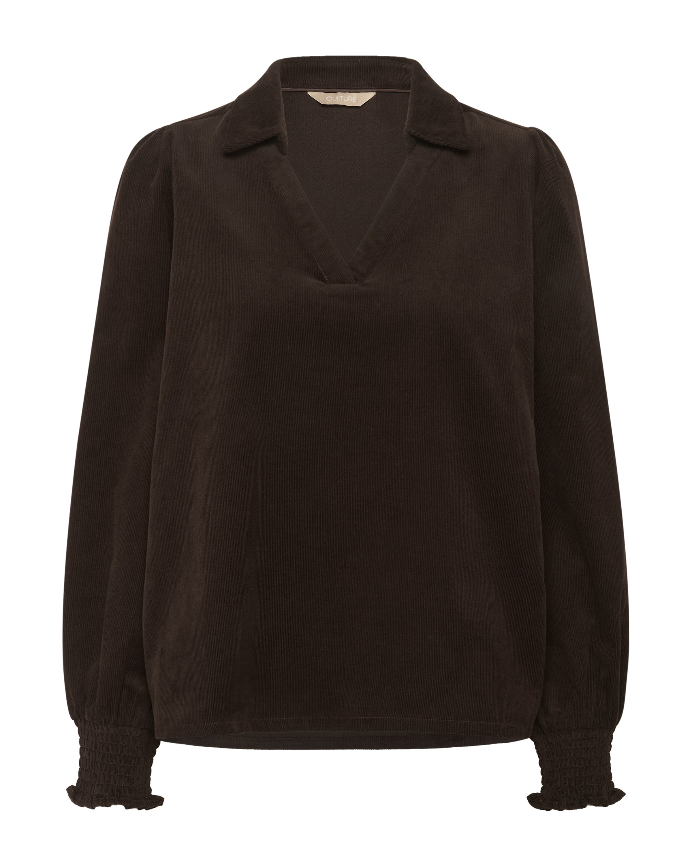 CULTURE Рубашка 'Rhaena' в темно-коричневом цвете
CULTURE Рубашка 'Rhaena' в темно-коричневом цвете