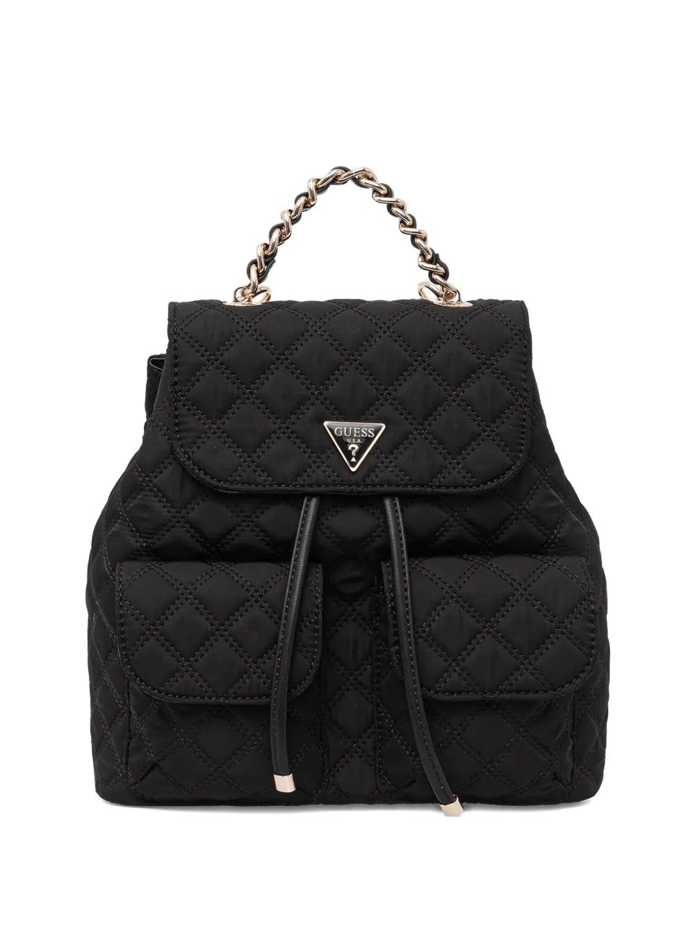 Рюкзак с эффектом стеганой отделки и цепочной ручкой Guess Usa, черный
Рюкзак с эффектом стеганой отделки и цепочной ручкой Guess Usa, черный