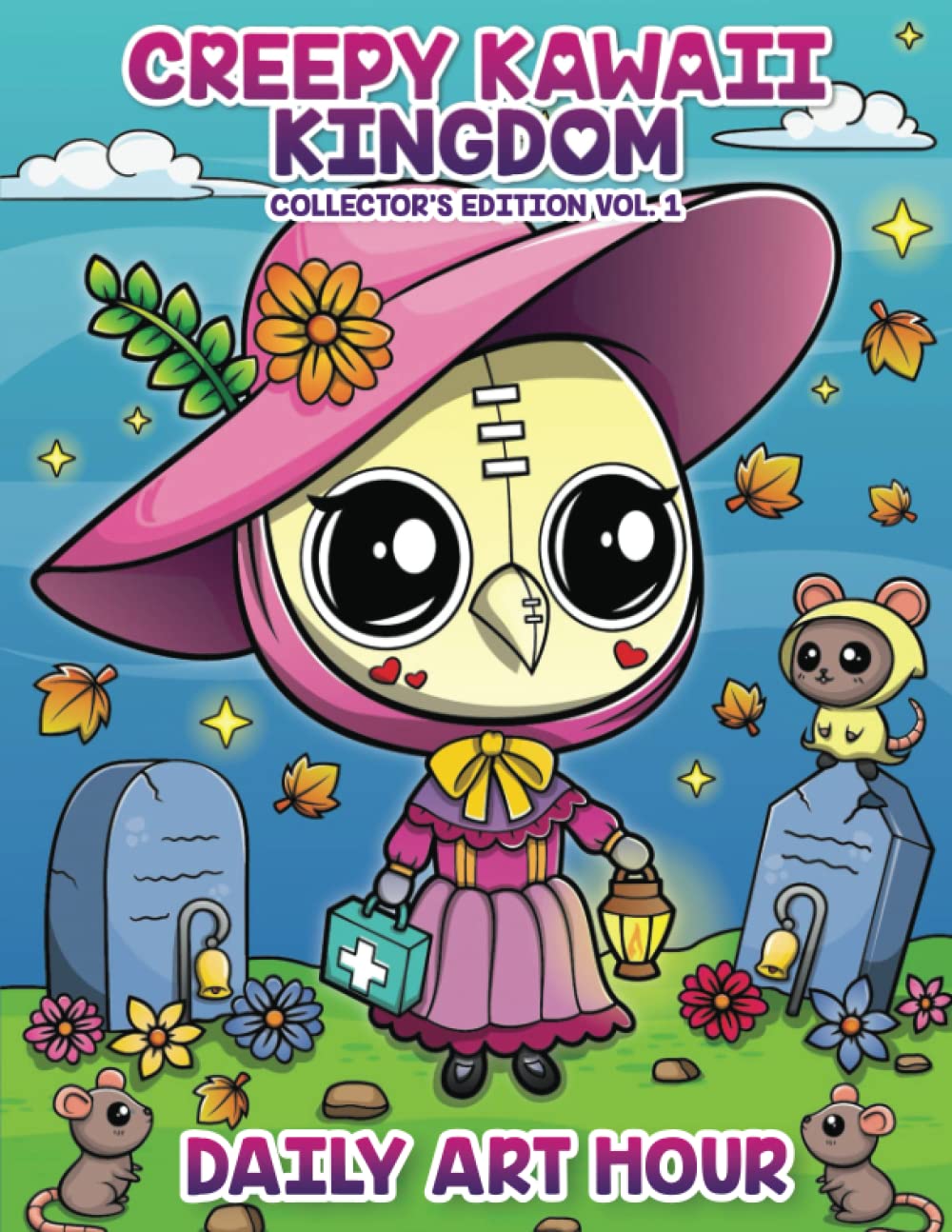 Creepy Kawaii Kingdom Collector's Edition Vol. 1: 240 Coloring Pages with Cute Adorable Pastel Goth for Kids and Adults (Daily Art Hour)
Creepy Kawaii Kingdom Collector's Edition Vol. 1: 240 Coloring Pages with Cute Adorable Pastel Goth for Kids and Adults (Daily Art Hour)