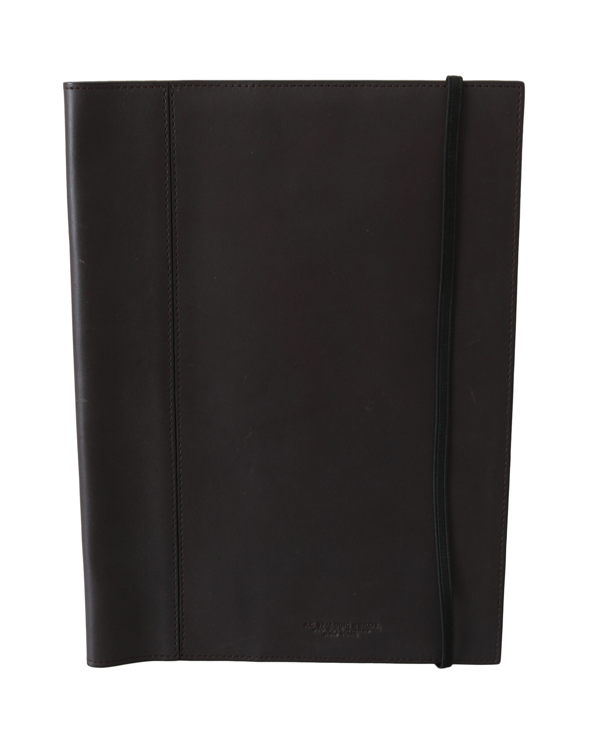 Черный кожаный складной дорожный кошелек с логотипом A.G. Spalding & Bros
Черный кожаный складной дорожный кошелек с логотипом A.G. Spalding & Bros