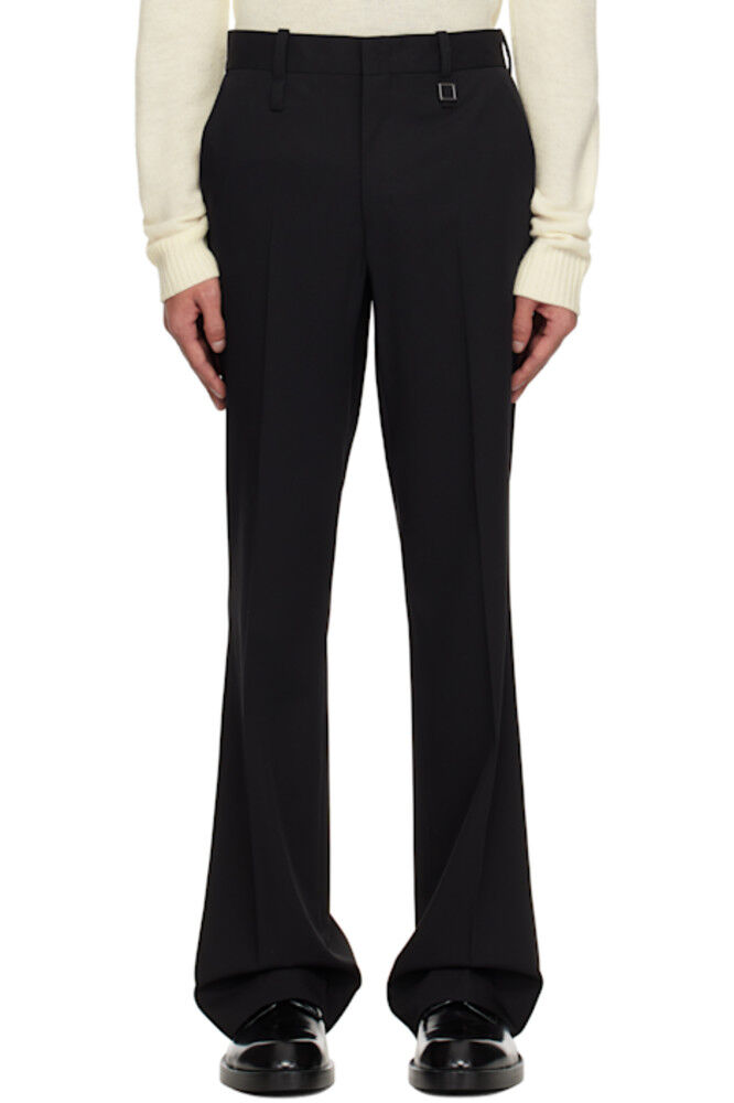 Черные шерстяные прямые брюки WOOYOUNGMI
Черные шерстяные прямые брюки WOOYOUNGMI