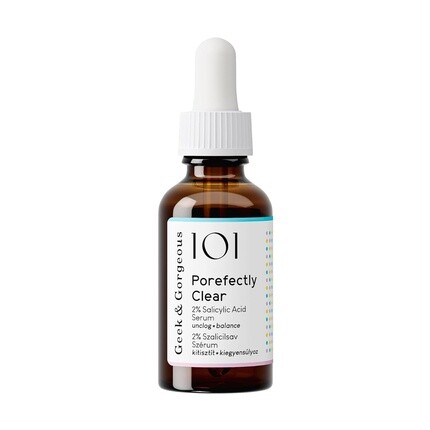 Geek & Gorgeous Porefectly Clear Сыворотка для очищения пор с 2% салициловой кислотой и саркозином для более чистой кожи, флакон-капельница 30 мл
Geek & Gorgeous Porefectly Clear Сыворотка для очищения пор с 2% салициловой кислотой и саркозином для более чистой кожи, флакон-капельница 30 мл