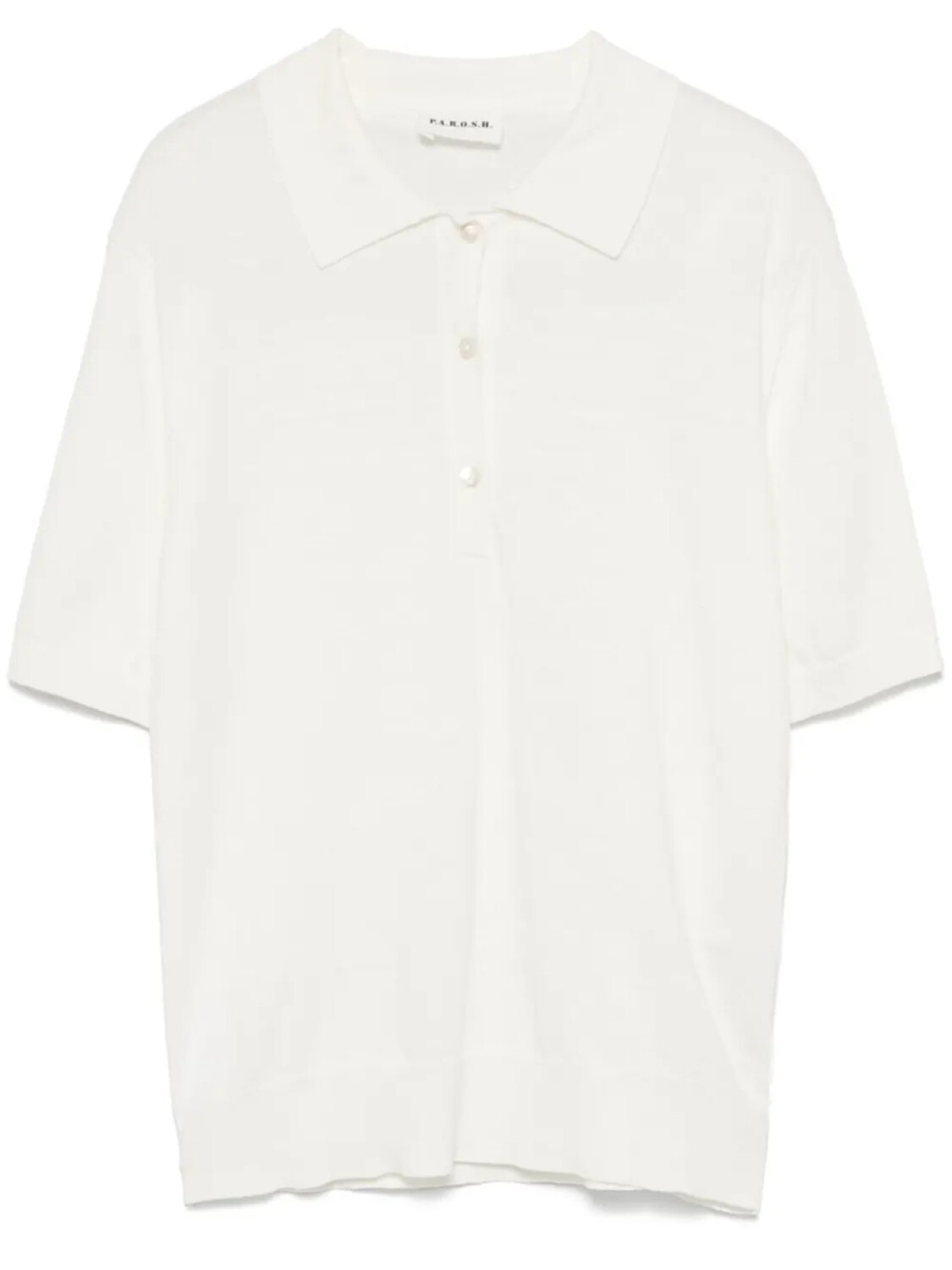 Рубашка-поло тонкой вязки PAROSH P.A.R.O.S.H., белый
Рубашка-поло тонкой вязки PAROSH P.A.R.O.S.H., белый