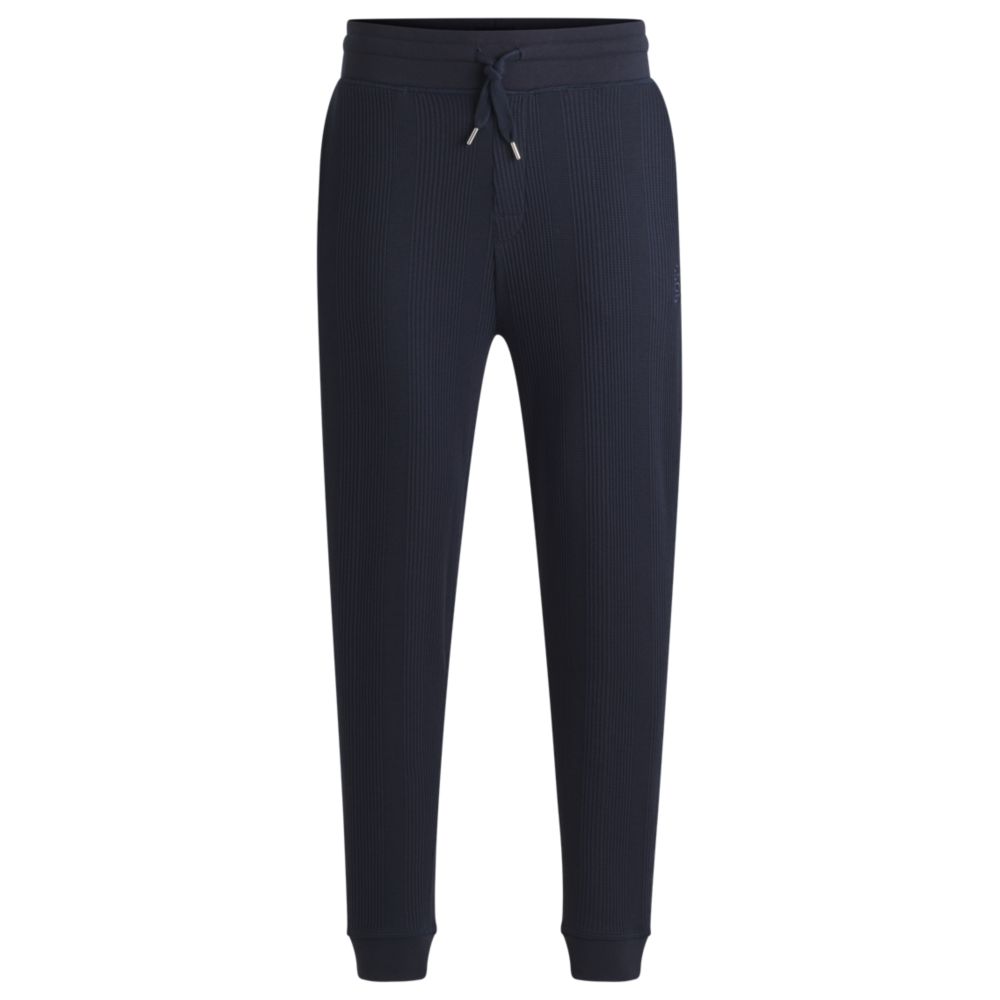 Спортивные брюки из хлопка с вышитым логотипом BOSS, темно-синий
Спортивные брюки из хлопка с вышитым логотипом BOSS, темно-синий