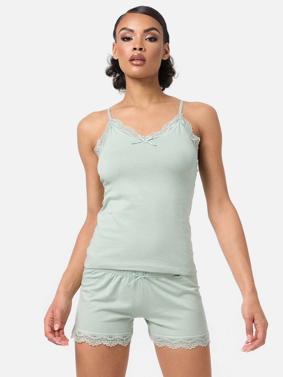 Короткий пижамный комплект Tazzio F908, зеленый
Короткий пижамный комплект Tazzio F908, зеленый