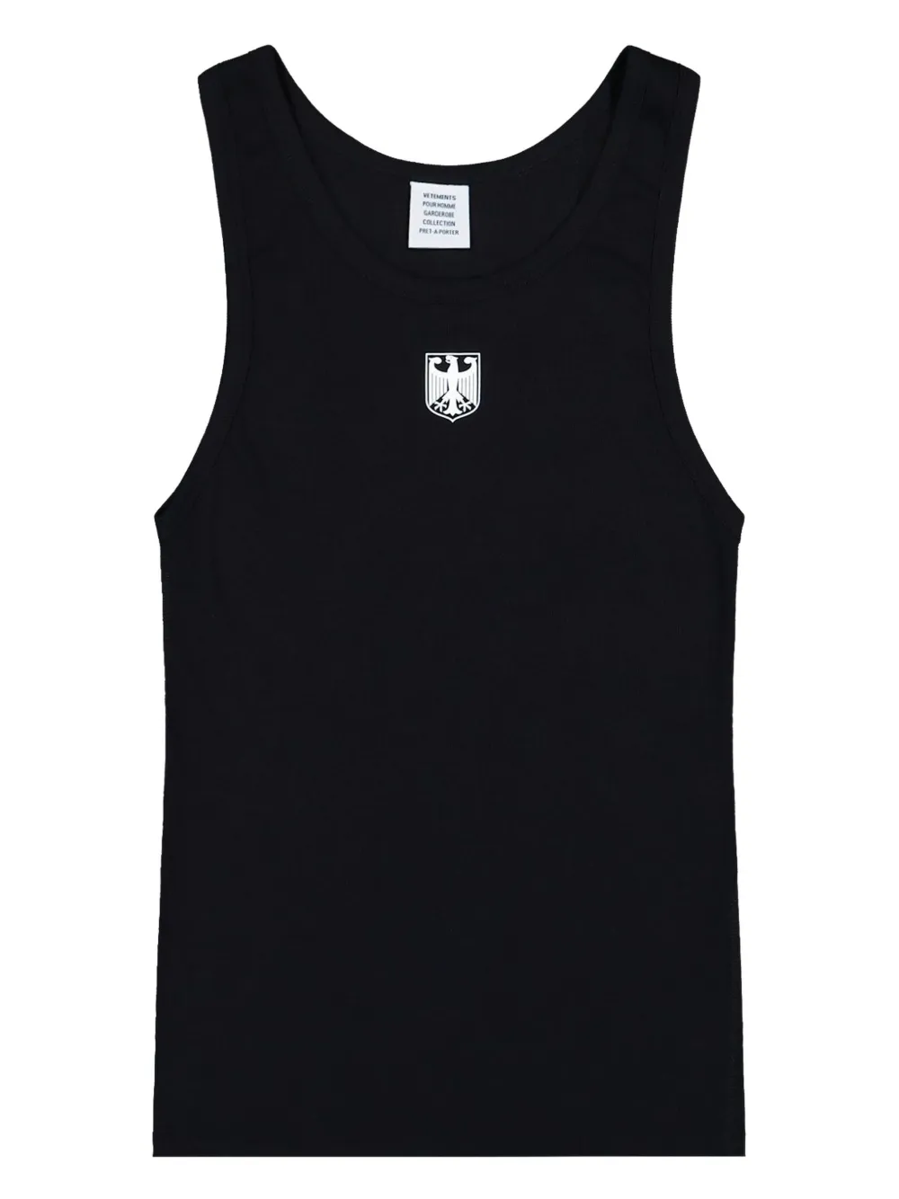 Майка с эмблемой орла VETEMENTS, черный 
Майка с эмблемой орла VETEMENTS, черный