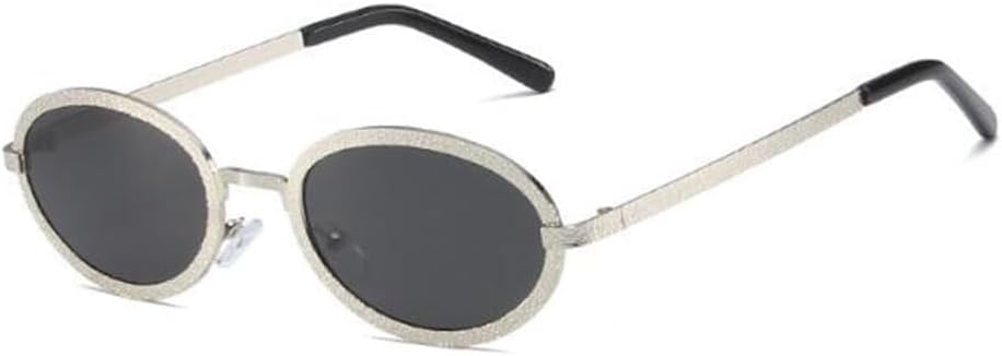 Ретро-солнцезащитные очки овальной формы с рельефным рисунком для женщин и мужчин, винтажная классика с металлической оправой и защитой от УФ-излучения UV400 LXLHWN, Silver Frame Gray Flakes
Ретро-солнцезащитные очки овальной формы с рельефным рисунком для женщин и мужчин, винтажная классика с металлической оправой и защитой от УФ-излучения UV400 LXLHWN, Silver Frame Gray Flakes
