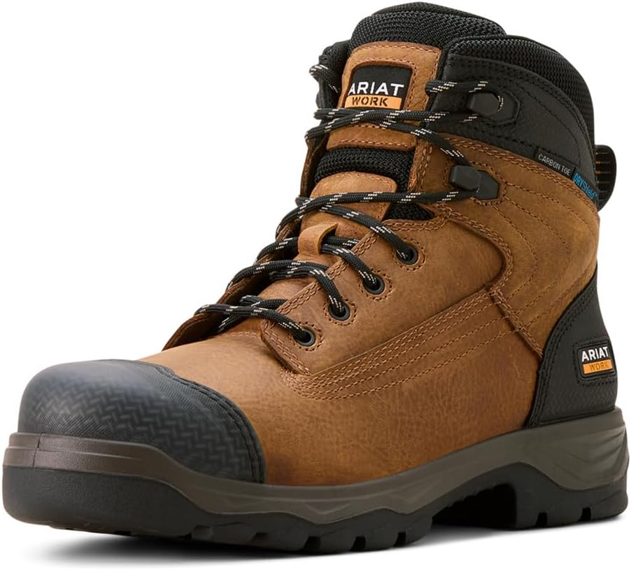 Мужские ботинки ARIAT Turbo Duratread Xtr 6 с водонепроницаемым верхом и углеродным подноском, коричневый
Мужские ботинки ARIAT Turbo Duratread Xtr 6 с водонепроницаемым верхом и углеродным подноском, коричневый