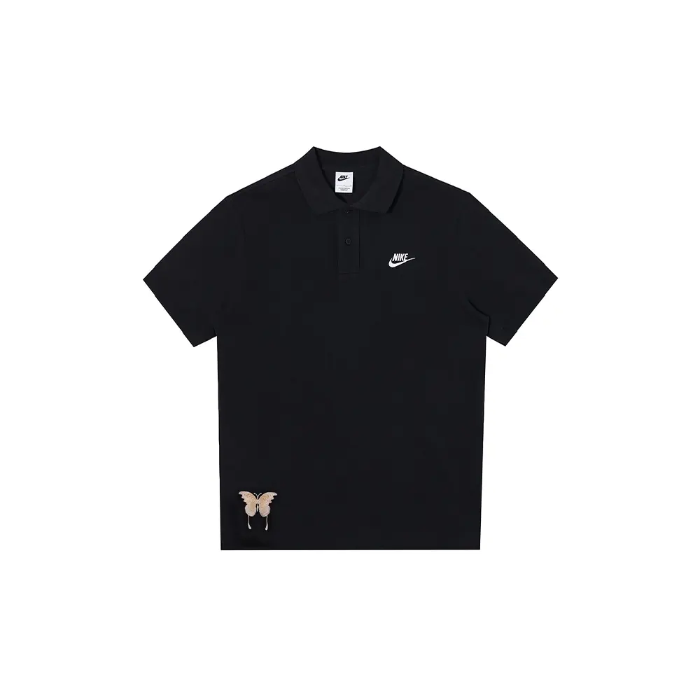 Рубашка поло мужская черная Nike, черный 
Рубашка поло мужская черная Nike, черный