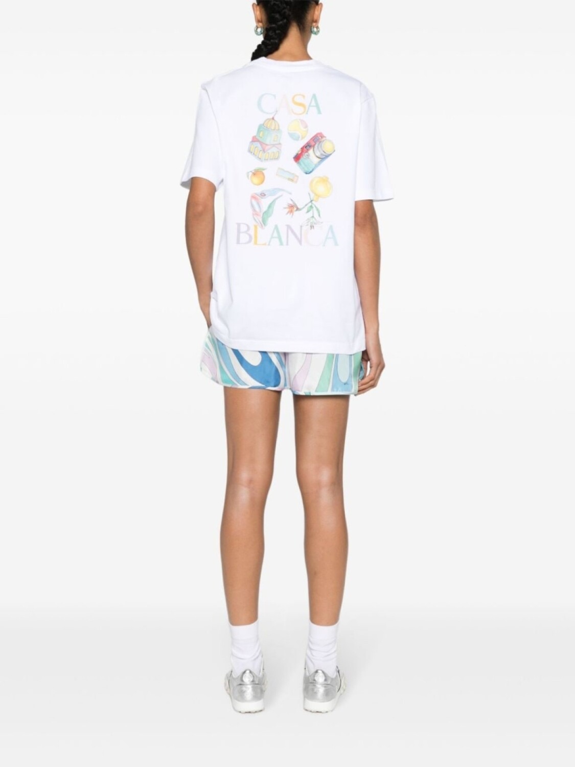 Casablanca футболка Objets En Vrac из органического хлопка, белый
Casablanca футболка Objets En Vrac из органического хлопка, белый