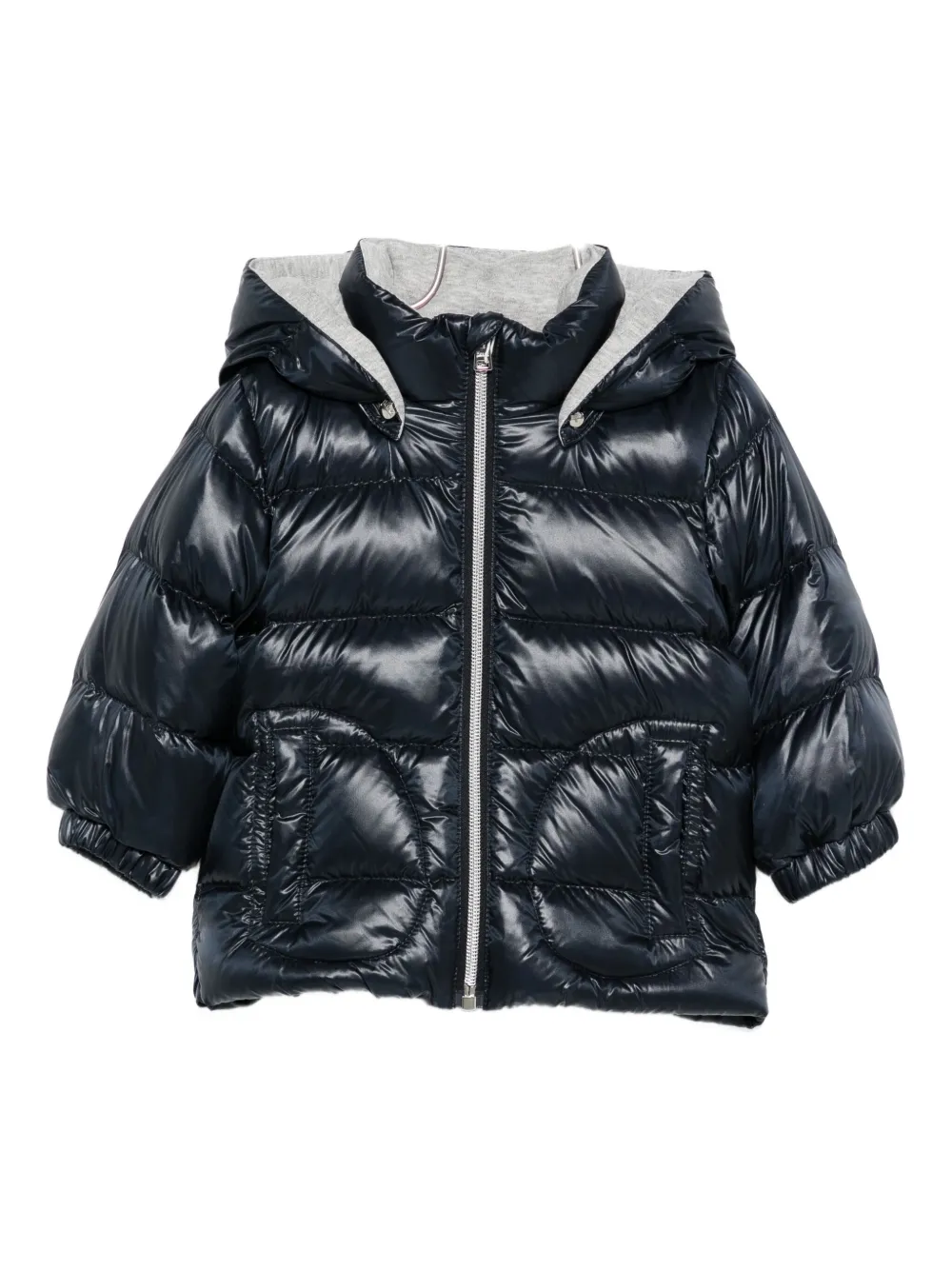 Стеганая куртка с капюшоном Herno Kids, синий
Стеганая куртка с капюшоном Herno Kids, синий