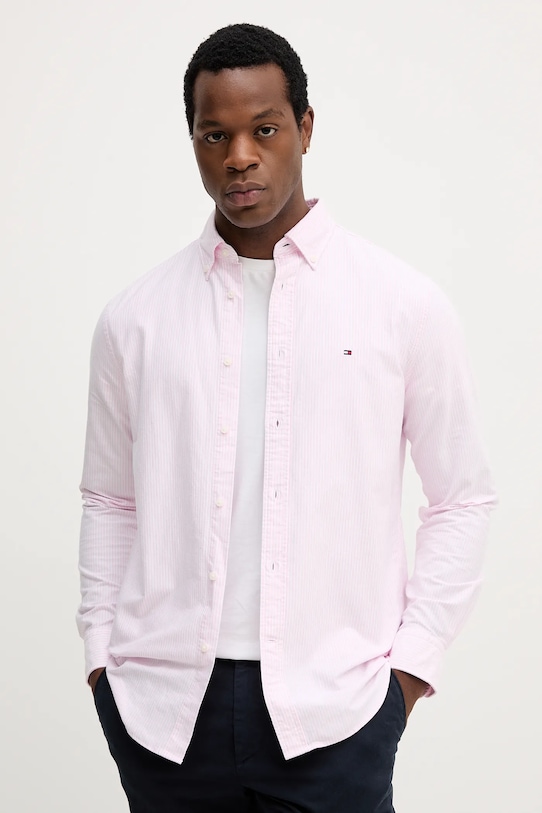 Хлопковая рубашка Tommy Hilfiger, розовый
Хлопковая рубашка Tommy Hilfiger, розовый