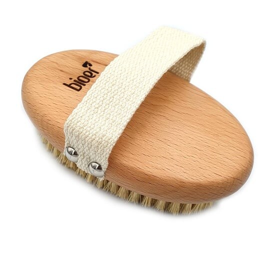 Щетка для массажа влажного/сухого тела - натуральное волокно кактуса агавы. Bioer