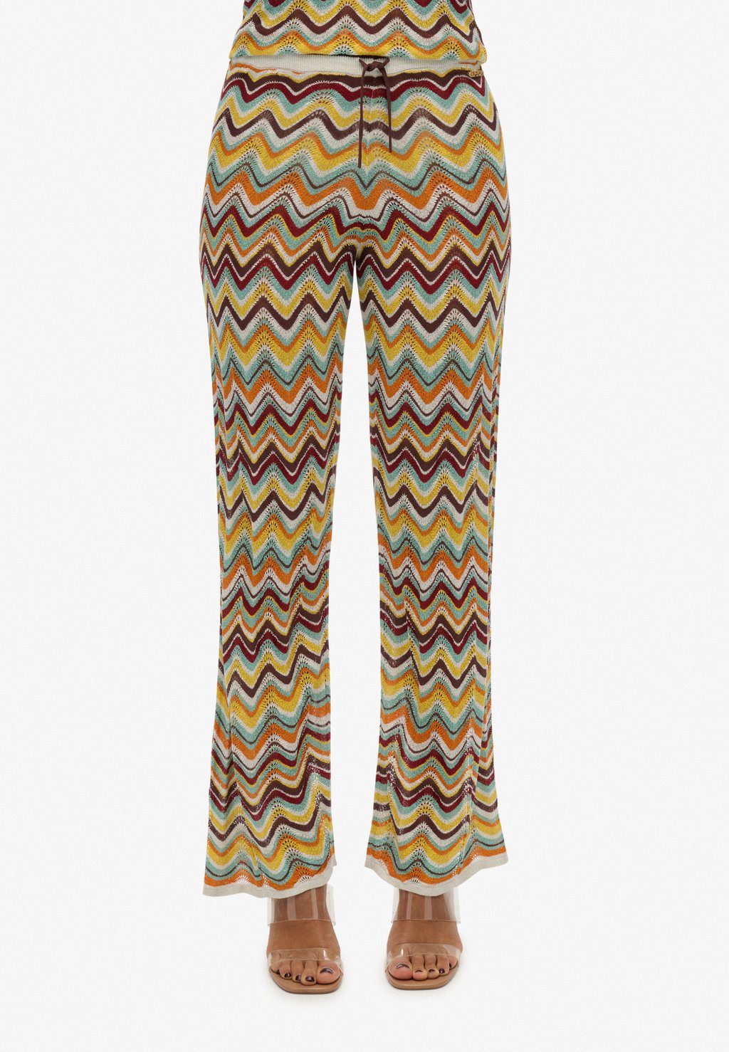 Брюки ZIGZAG WIDE Superdry, зеленый 
Брюки ZIGZAG WIDE Superdry, зеленый