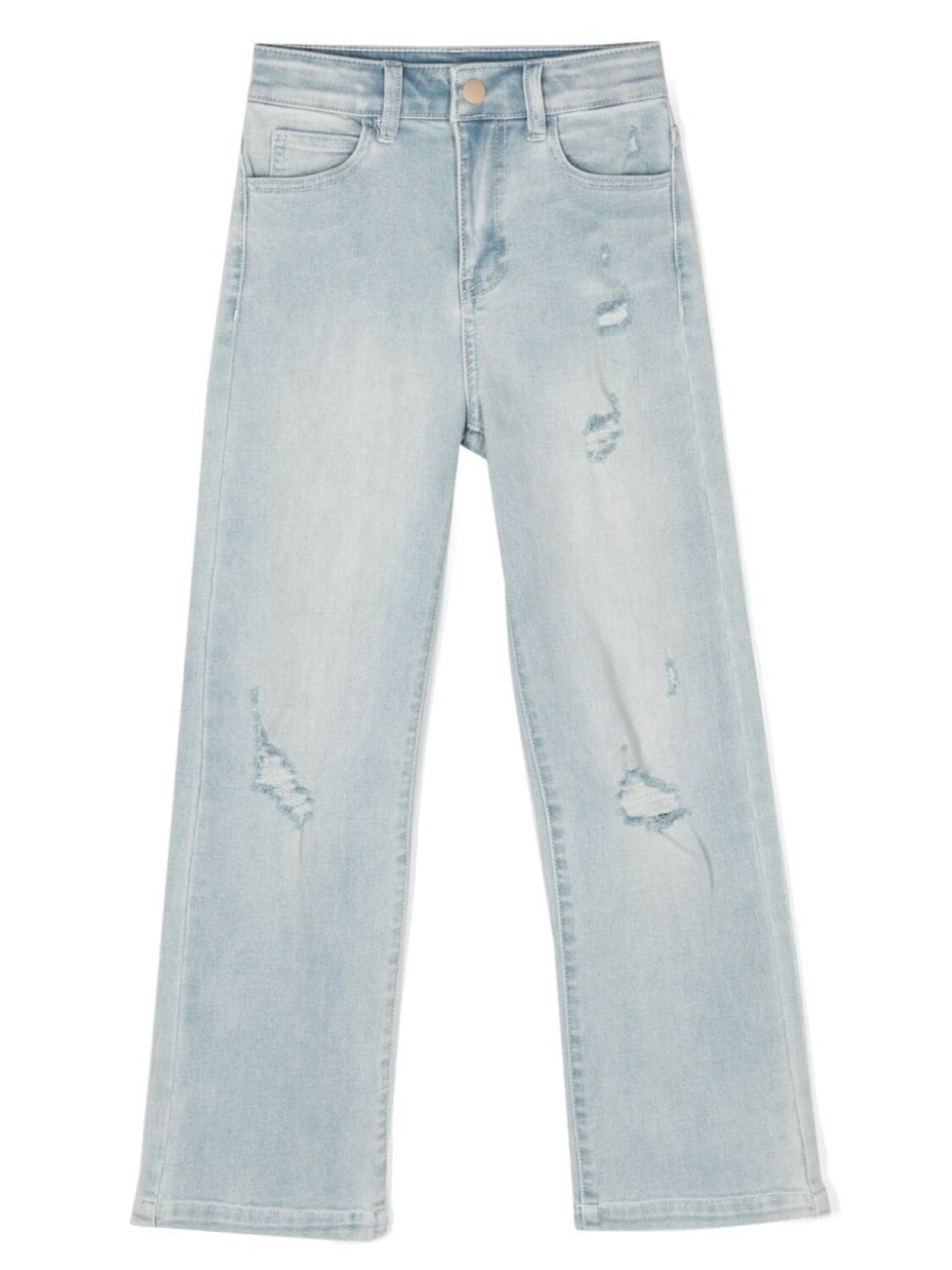 Twinset прямые джинсы с эффектом потертости и логотипом, синий
Twinset прямые джинсы с эффектом потертости и логотипом, синий