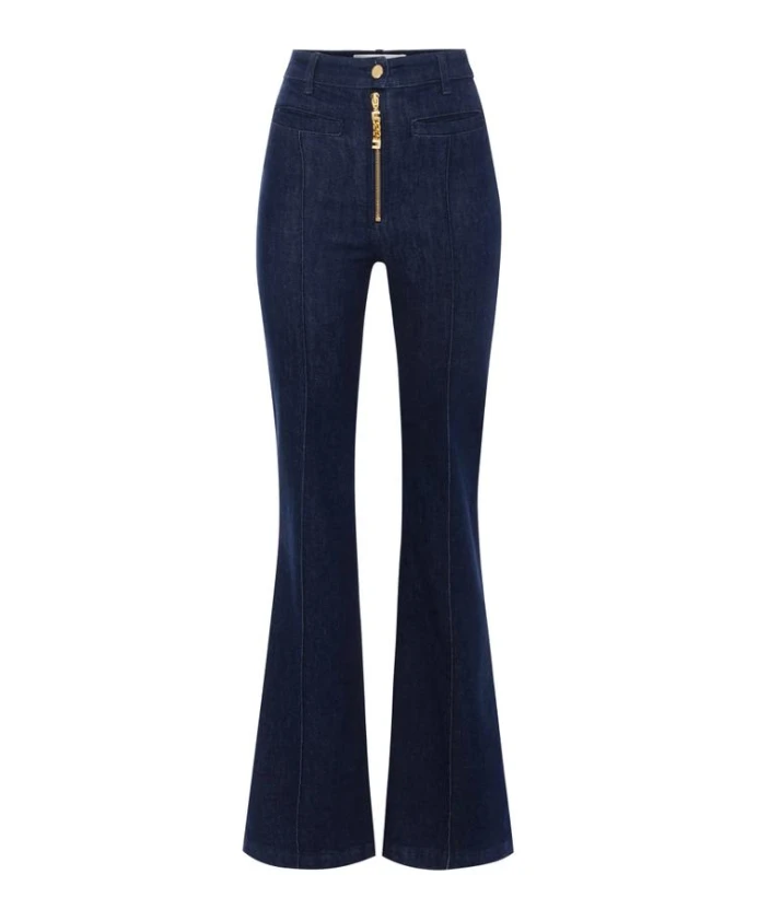 Джинсы с декоративной молнией Elisabetta Franchi, синий
Джинсы с декоративной молнией Elisabetta Franchi, синий