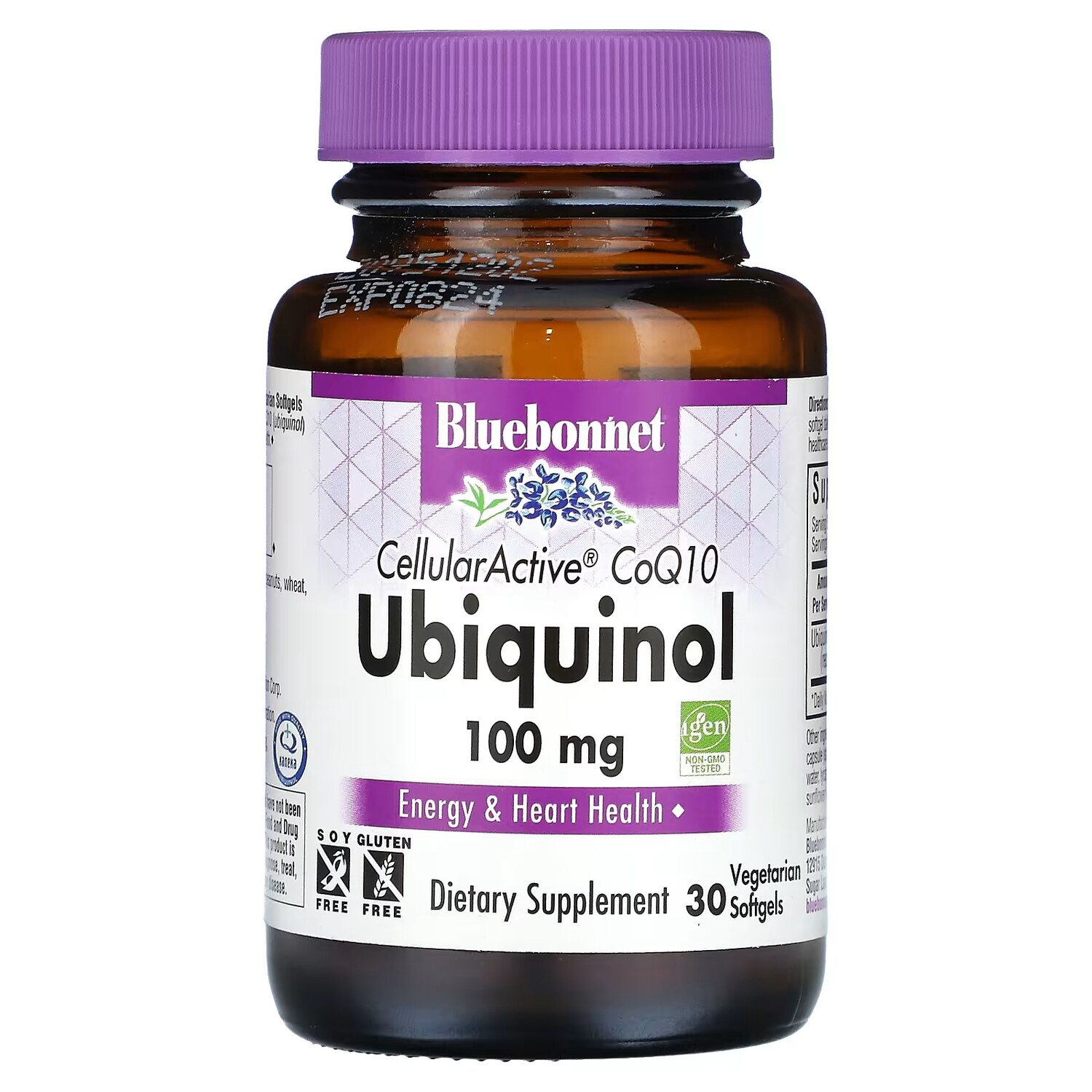 Убихинол Bluebonnet Nutrition CellularActive CoQ10, 30 вегетарианских мягких таблеток
Убихинол Bluebonnet Nutrition CellularActive CoQ10, 30 вегетарианских мягких таблеток