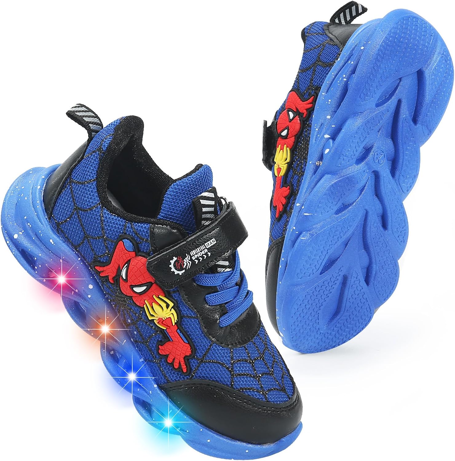 Кроссовки с мультяшной светодиодной подсветкой для занятий спортом на открытом воздухе и бега, с дышащим дизайном Kosriar, синий
Кроссовки с мультяшной светодиодной подсветкой для занятий спортом на открытом воздухе и бега, с дышащим дизайном Kosriar, синий