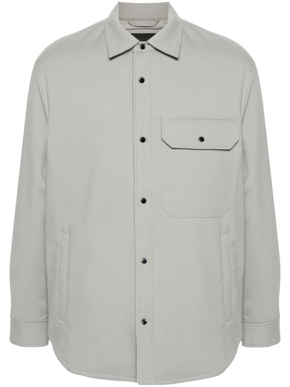 Утепленная куртка-рубашка EMPORIO ARMANI, серый 
Утепленная куртка-рубашка EMPORIO ARMANI, серый