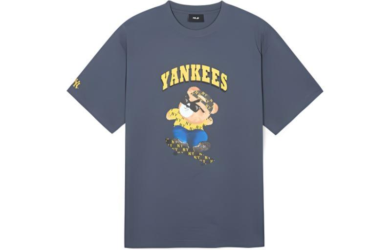 Футболка с рукавом дроп-шоулдер унисекс серая MLB
Футболка с рукавом дроп-шоулдер унисекс серая MLB