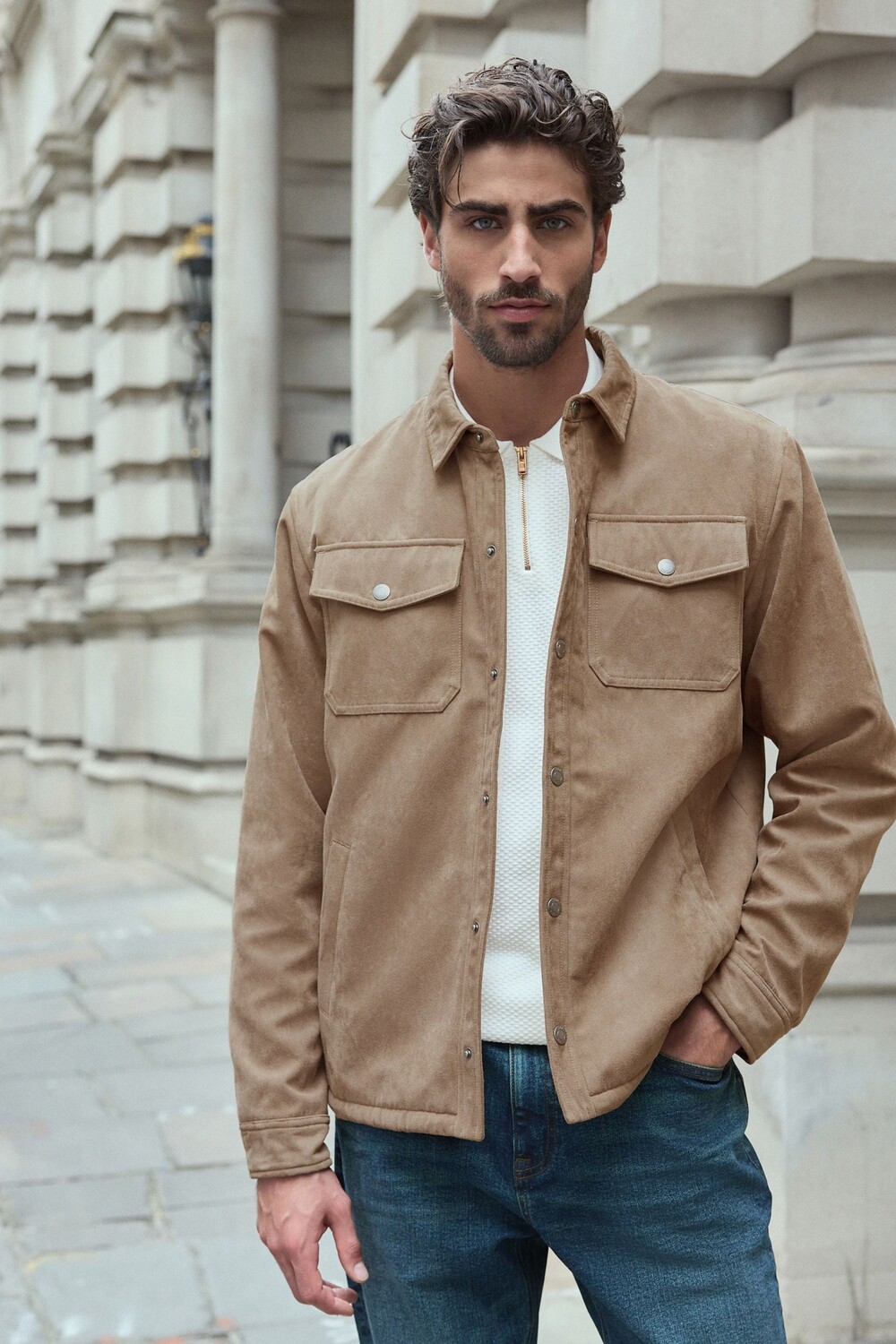 Куртка из искусственной замши с подкладкой из искусственного меха Next, серый
Куртка из искусственной замши с подкладкой из искусственного меха Next, серый