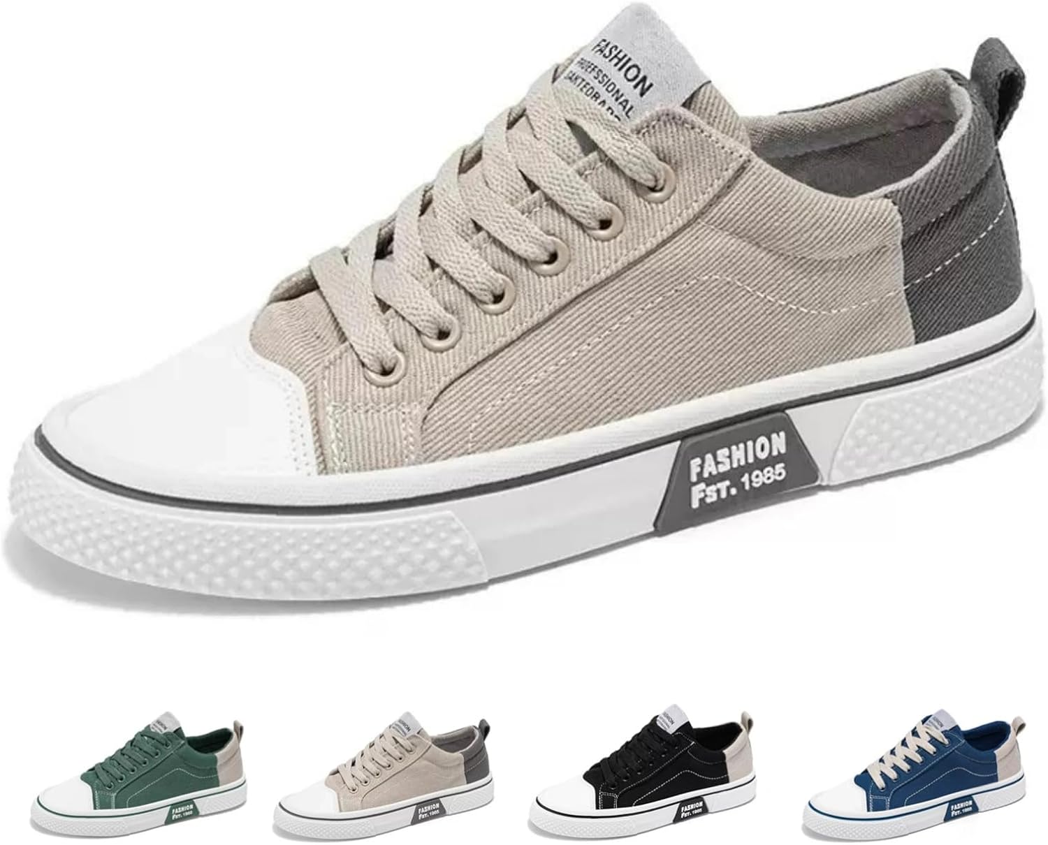 Мужские модные повседневные кроссовки MACEFIL из холщовой ткани, дышащие, классические на шнуровке, удобные, для улицы и ходьбы, бежевый
Мужские модные повседневные кроссовки MACEFIL из холщовой ткани, дышащие, классические на шнуровке, удобные, для улицы и ходьбы, бежевый