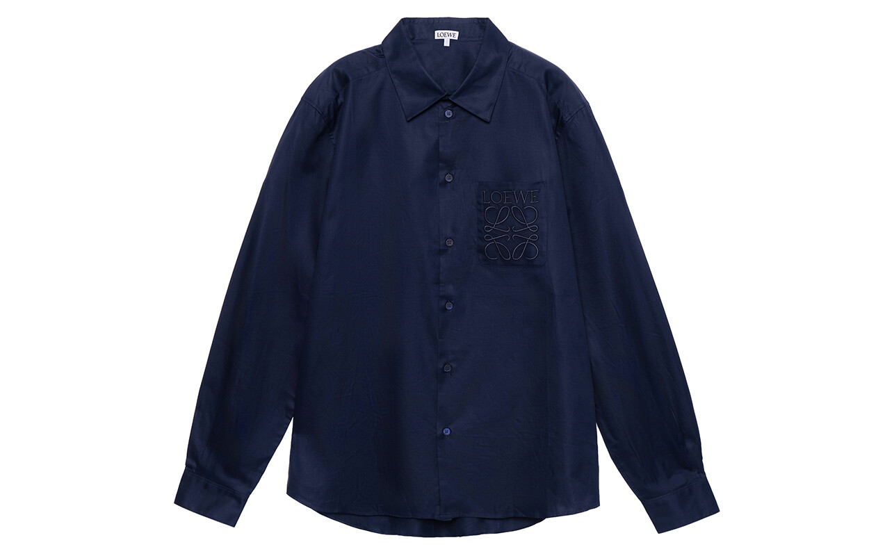 Рубашка мужская синяя Loewe, синий
Рубашка мужская синяя Loewe, синий