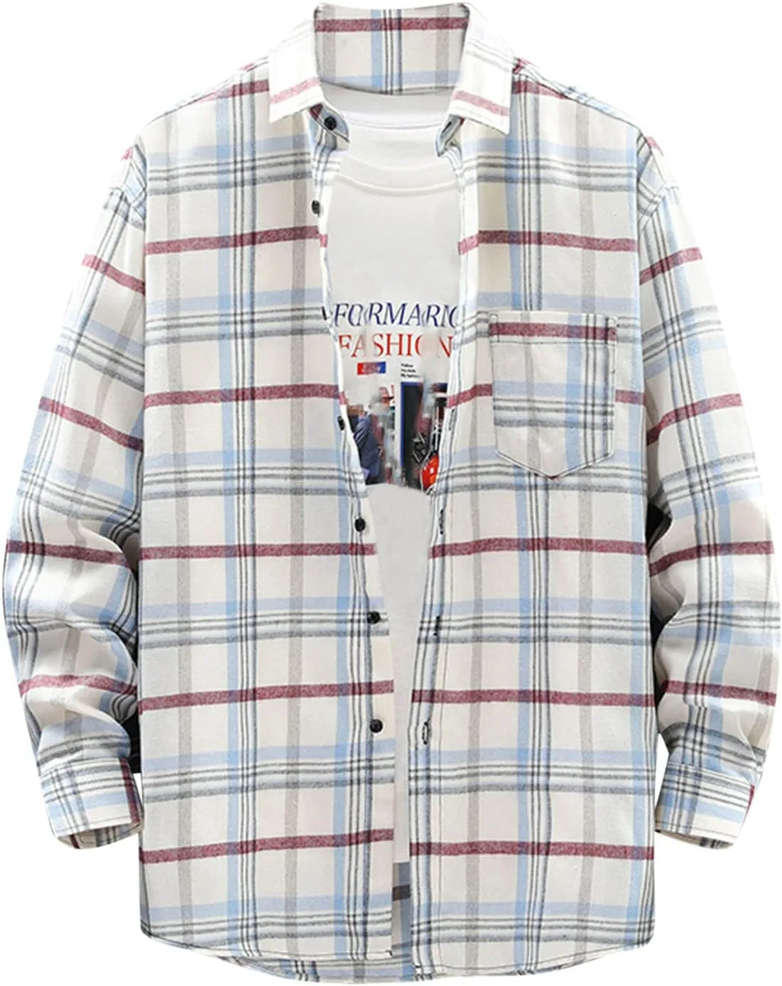 Мужская рубашка Muscularfit Regular Fit с длинным рукавом, клетчатая фланель
Мужская рубашка Muscularfit Regular Fit с длинным рукавом, клетчатая фланель