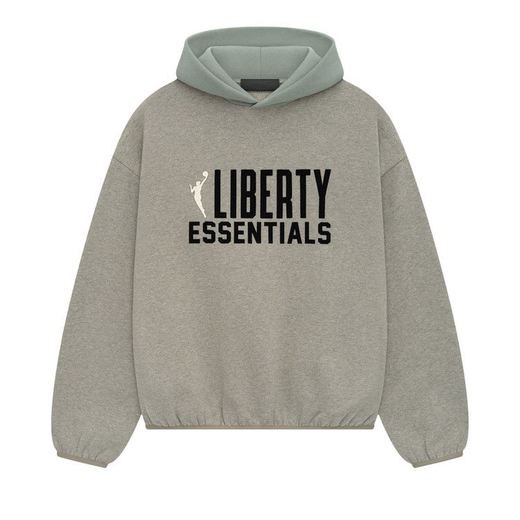 Худи Fear of God Essentials x WNBA Liberty Hoodie, Warm Heather 
Худи Fear of God Essentials x WNBA Liberty Hoodie, Warm Heather