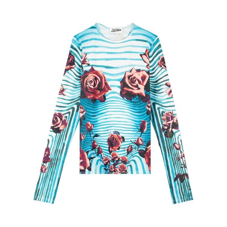 Топ Jean Paul Gaultier Flower Body Morphing Long-Sleeve Top Blue/Red/White, синий
Топ Jean Paul Gaultier Flower Body Morphing Long-Sleeve Top Blue/Red/White, синий