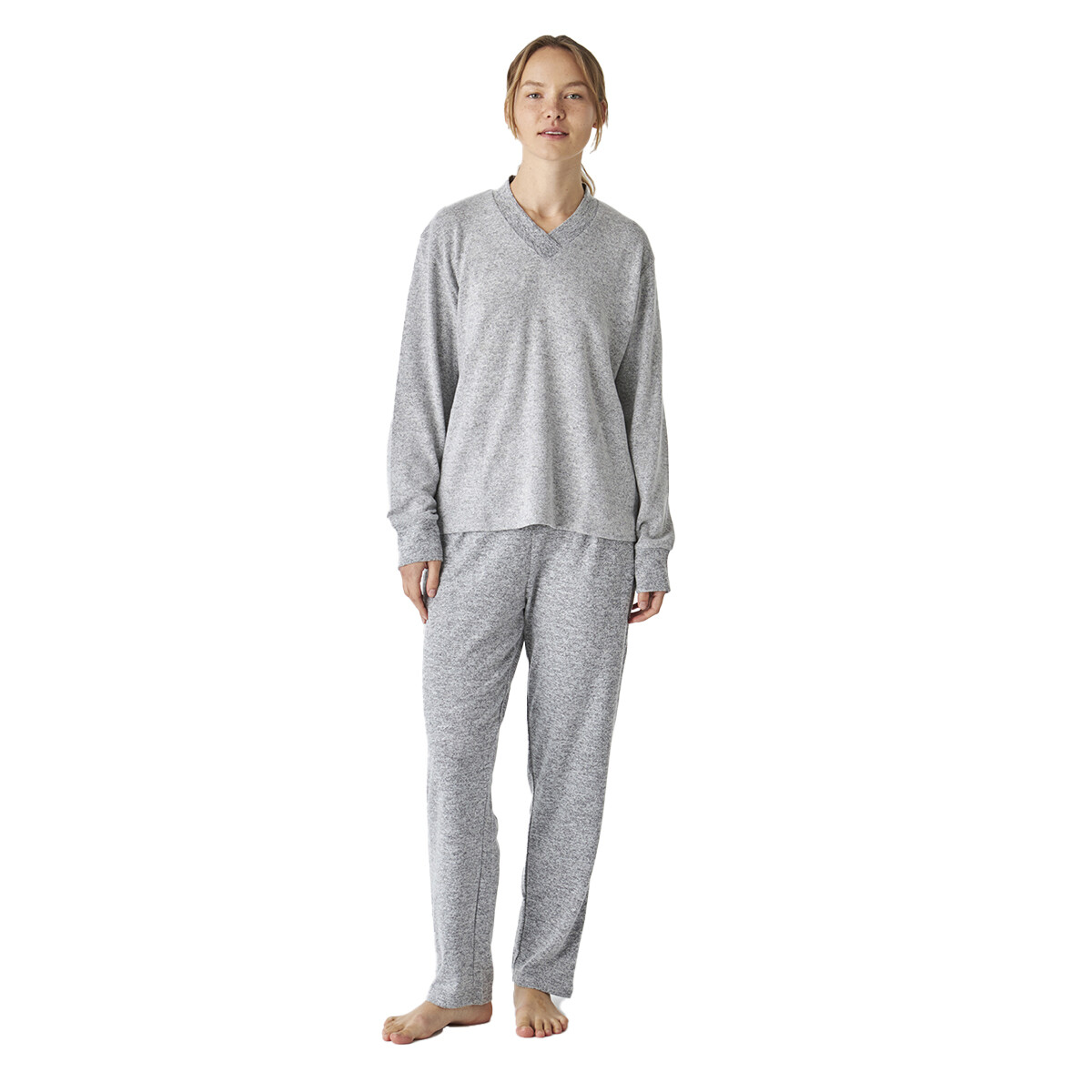 Пижама с v-образным вырезом и длинными рукавами jjbep1903 J J Brothers, серый
Пижама с v-образным вырезом и длинными рукавами jjbep1903 J J Brothers, серый