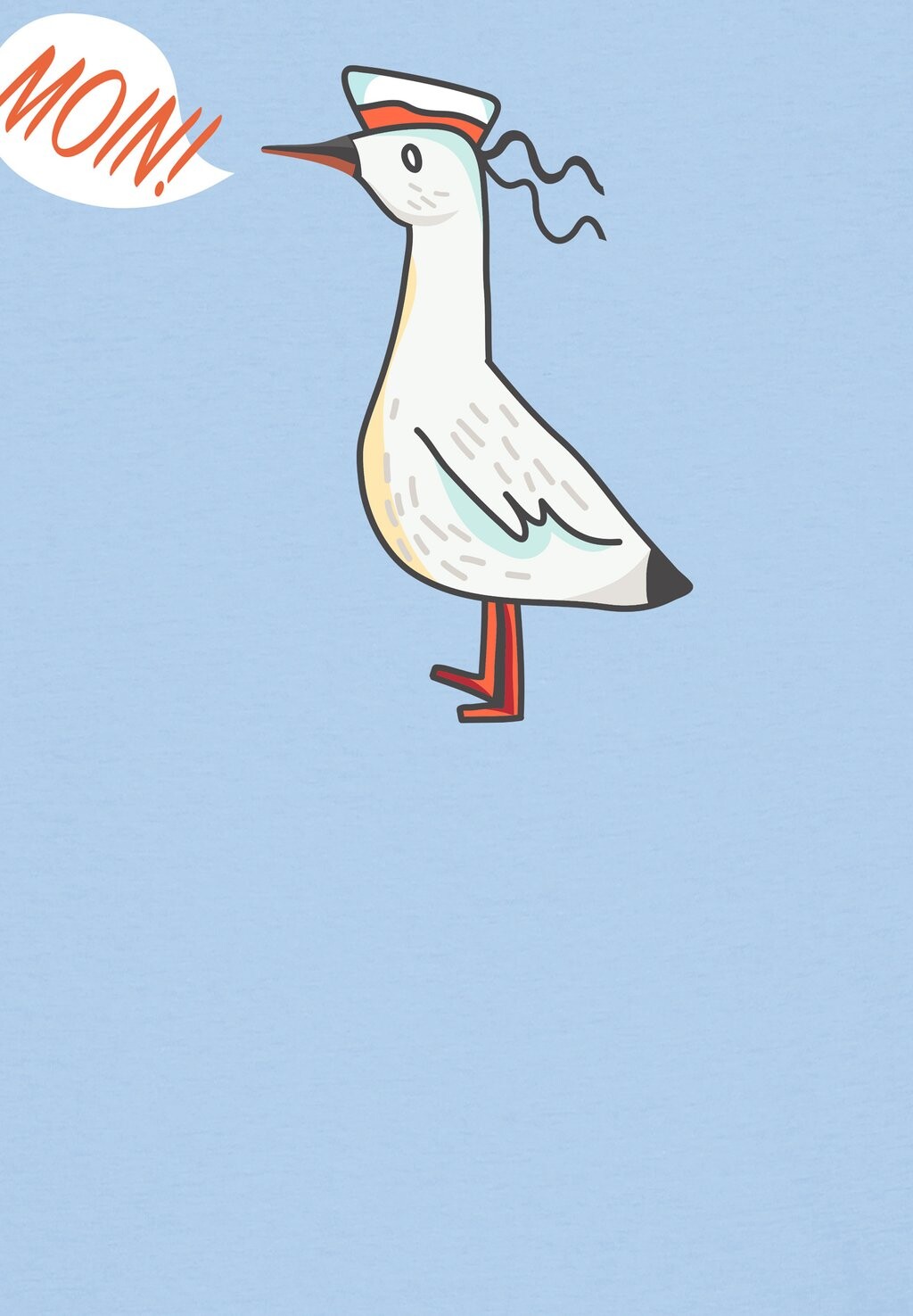 Футболка с принтом MOIN SEAGULL watapparel, светло-голубой
Футболка с принтом MOIN SEAGULL watapparel, светло-голубой